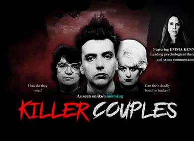 Killer Couples logo Emma Kenny's Killer Couples