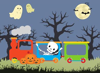 Spooky Halloween Train Ride at Denbies