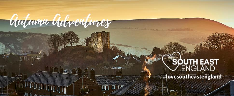 View over Lewes in East Sussex