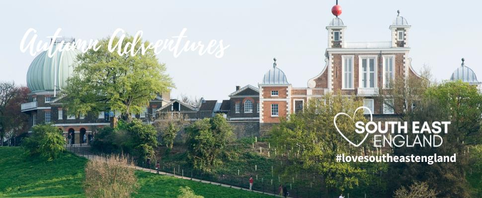 View over Royal Observatory in Greenwich