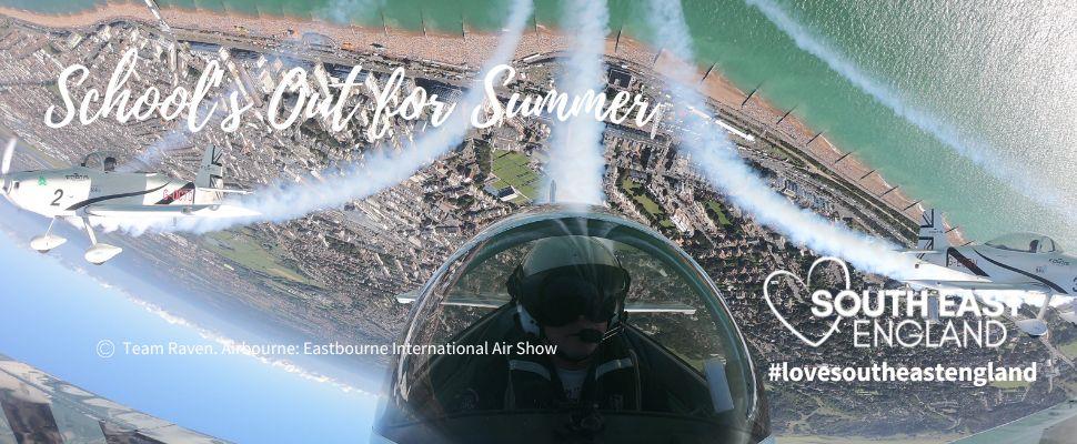 Schools out for the Summer holidays - discover a whole host of events and activities to enjoy across South East England including Airbourne: Eastbourne International Air Show