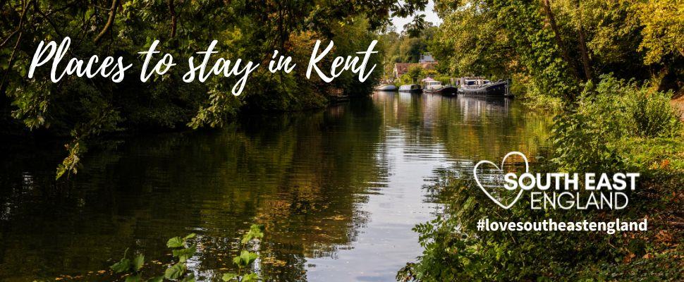 Allington Locks on the outskirts of Maidstone, Kent