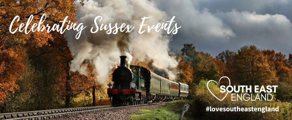 Experience the changing of the seasons with a trip with Bluebell Railway through the East Sussex countryside.