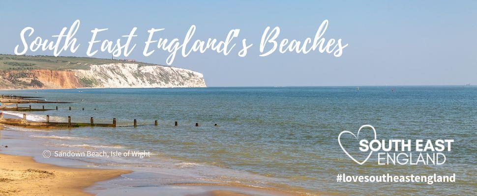 South East England beaches - credit Sandown Beach on Isle of Wight
