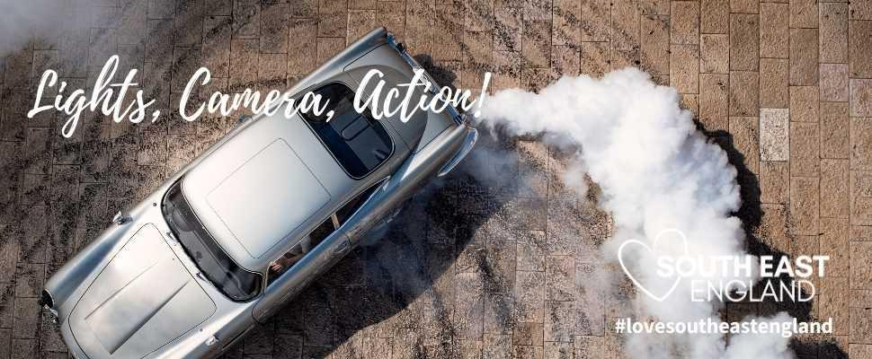 Bond in Motion No Time to Die Aston Martin DB5 © 2021 DANJAQ, LLC AND MGM.  ALL RIGHTS RESERVED