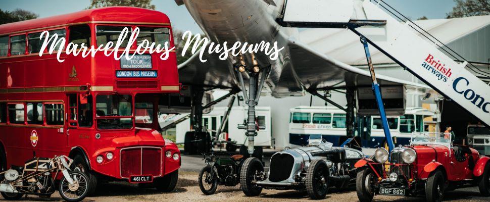 Fascinating Brooklands Museum in Surrey with cars, buses and planes