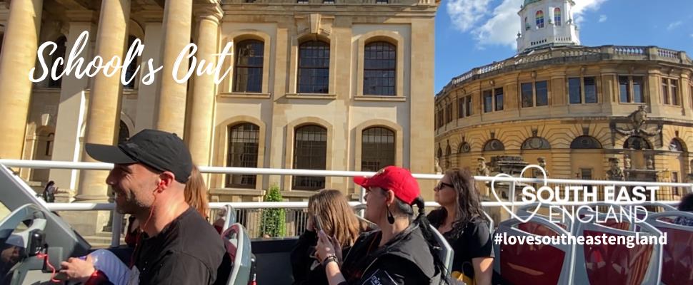Enjoy a city sightseeing tour of Oxford over the school holidays and discover more about this historic city.