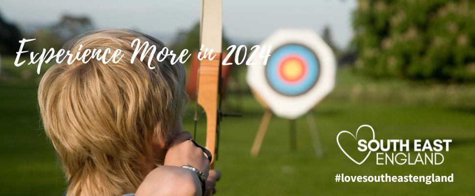 Discover the host of experiences on offer in South East England.  Why not try something new this holiday - like archery?