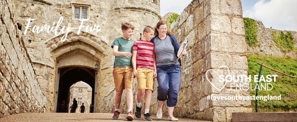Enjoy a family day out at Carisbrook Castle on the Isle of Wight.