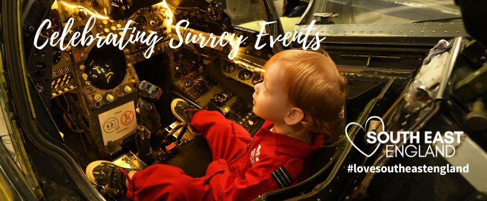 Inside the cockpit at Brooklands Museum, Weybridge