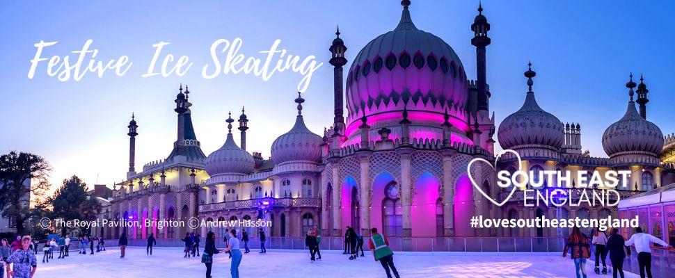 Take to the ice across South East England, with an array of festive ice skating rinks opening from the end of October until January 25.