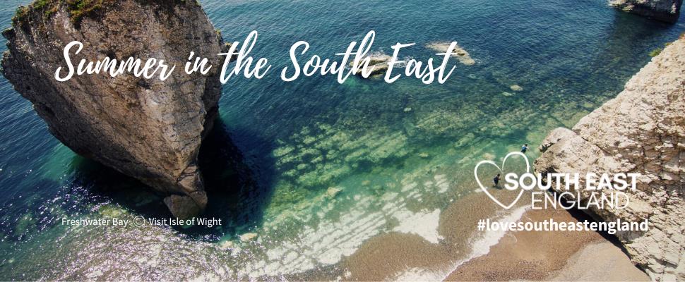 Head to Freshwater Bay on the Isle of Wight this summertime