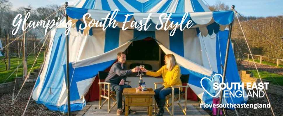 Try glamping in Kent at Leeds Castle, Kent