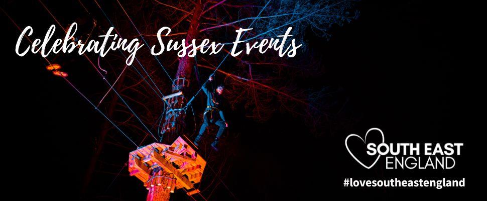 Take to the trees after dark with the Go Ape Sundown Adventures at Tilegate Park in Crawley, West Sussex