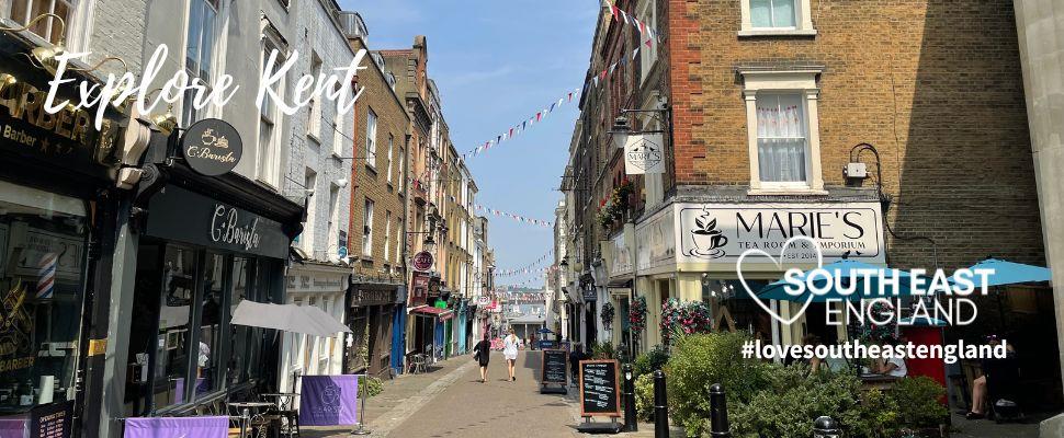 Gravesend High Street in Kent