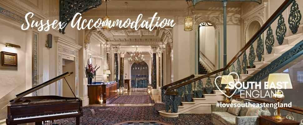 View of the foyer in the Grand Hotel Brighton