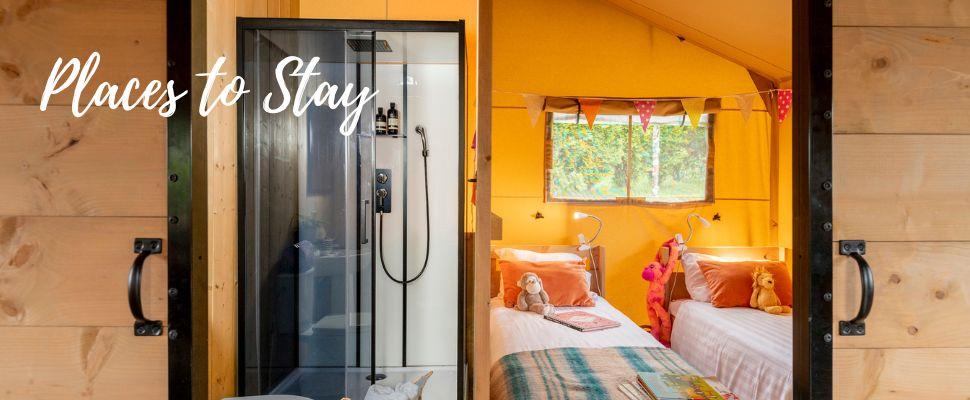 Glamping in South East England - image is from Parkdean Resorts five Parks on the Isle of Wight and in Dorset