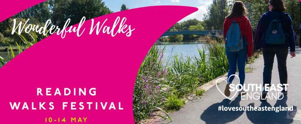Return for the second year, the Reading walking festival comes to Reading for 2024 in May, with over 40 guided walks across five days
