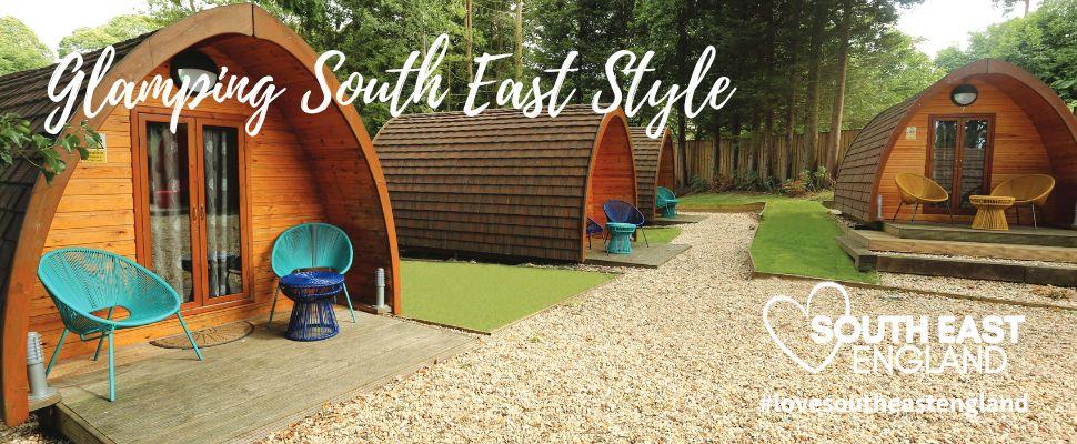 Stay for night in the quaint eco pods overlooking the award-winning Old Thorns Golf Course.