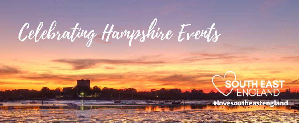 Sunset over Portchester Castle, English Heritage, Hampshire