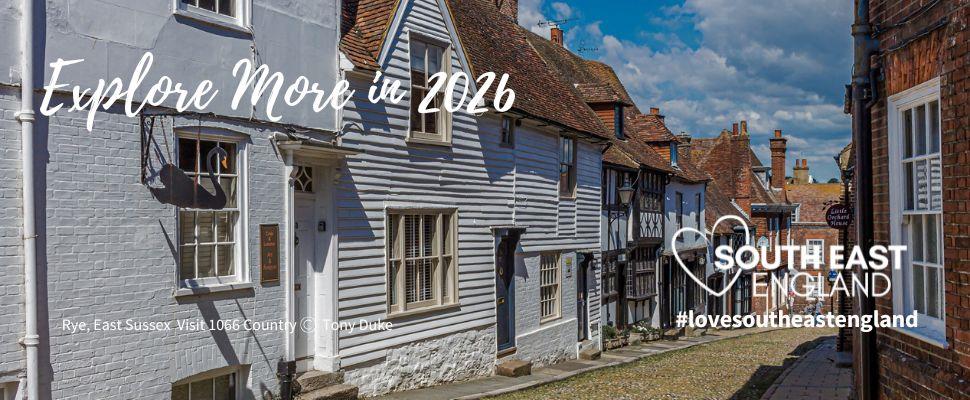 The cobbled streets of Rye in East Sussex