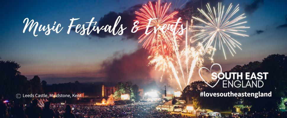 Discover a region full of music festivals and events - image Leeds Castle Summer Concert