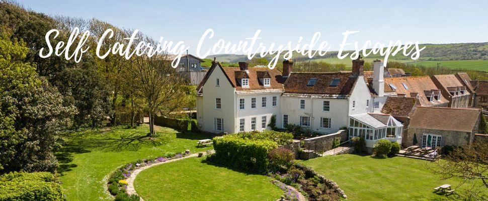 View of Tapnell Manor house and gardens on Isle of Wight