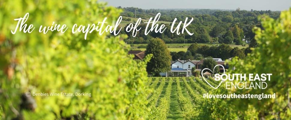 Discover the Wine Capital of the UK, South East England with over 140 vineyards to explore