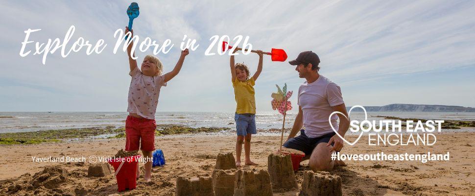 Explore More with a visit to the beautiful sandy Yaverland Beach on the Isle of Wight