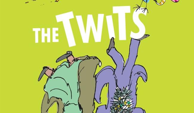 Mr and Mrs Twit stand on their heads