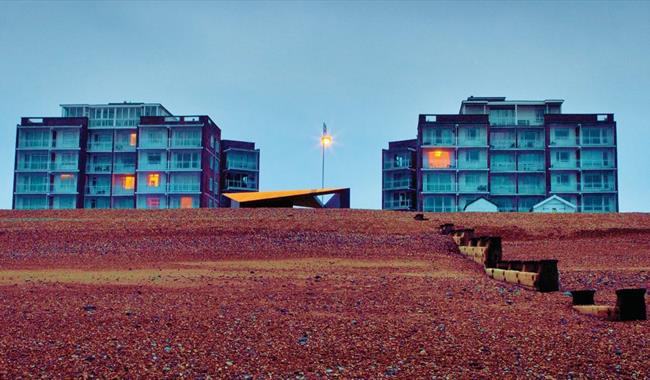 Bexhill beach pictured on Keane's Strangeland album