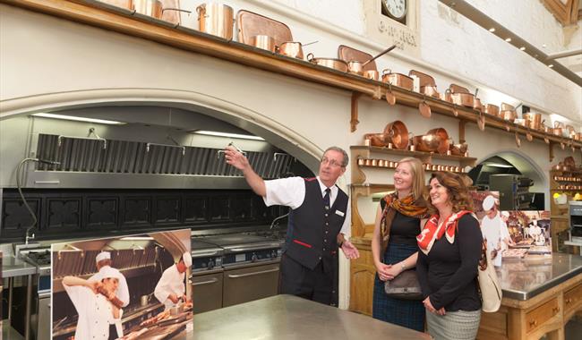 People and guide on Great Kitchen Tour, Windsor Castle. © Royal Collection Enterprises Limited 2026 | Royal Collection Trust