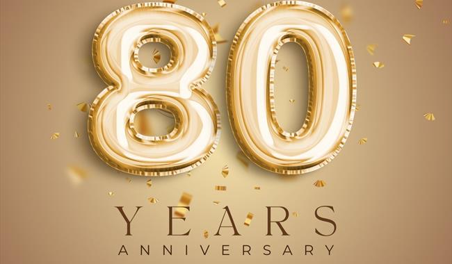 80th Anniversary Promotional Graphic