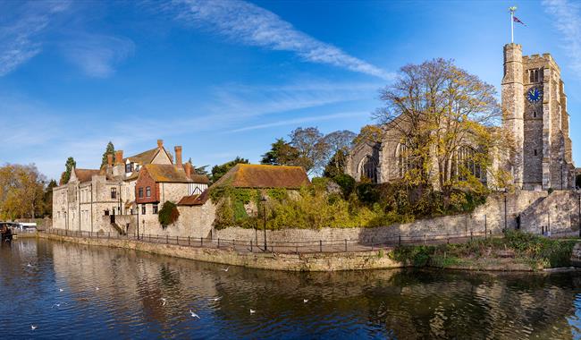 All Saints Church beside the River Medway