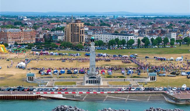 Armed Forces Day on Southsea Common - photo credit Solent Sky Services