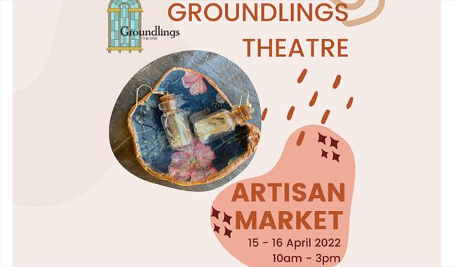 Flyer image for Groundlings Theatre's Artisan Market