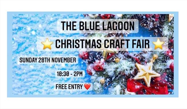 Poster image for the Christmas Craft Fair at Blue Lagoon