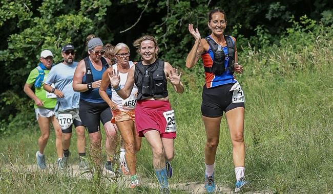 Runners on Course