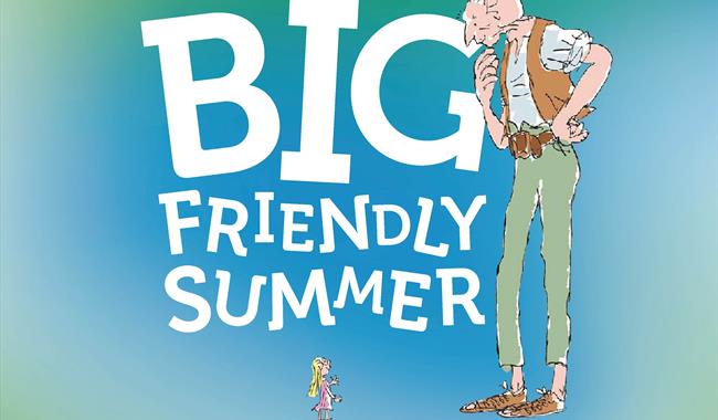 Big Friendly Summer Poster with BFG and Sophie