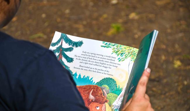 Story time at Sevenoaks Reserve