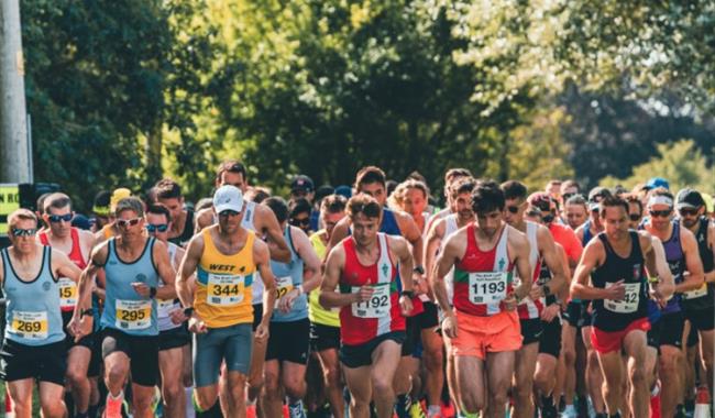 Runners at Lydd HM & 20 Mile