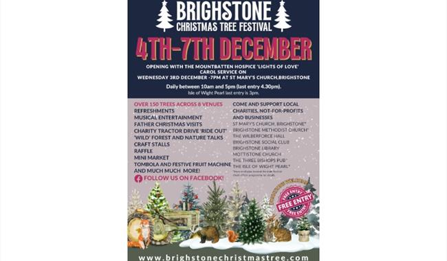 Isle of Wight, Christmas Tree festival, Brighstone,