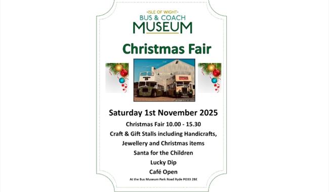Isle of Wight, Things do to, Christmas Fair, Bus and Coach Museum, Ryde