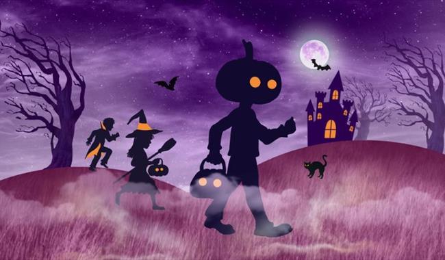 Halloween cartoon, October Half Term fun at Carisbrooke Castle, what's on, children event, Isle of Wight