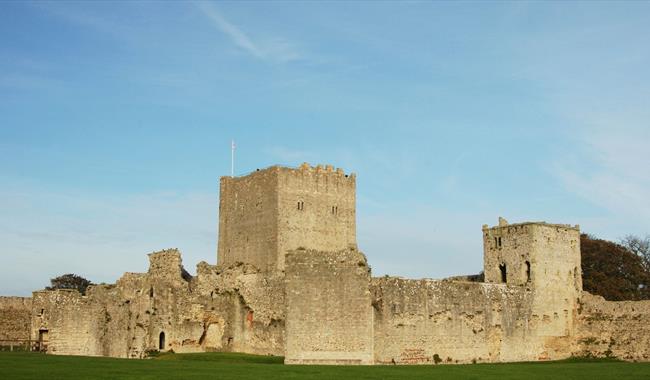 View of Portchester Castle