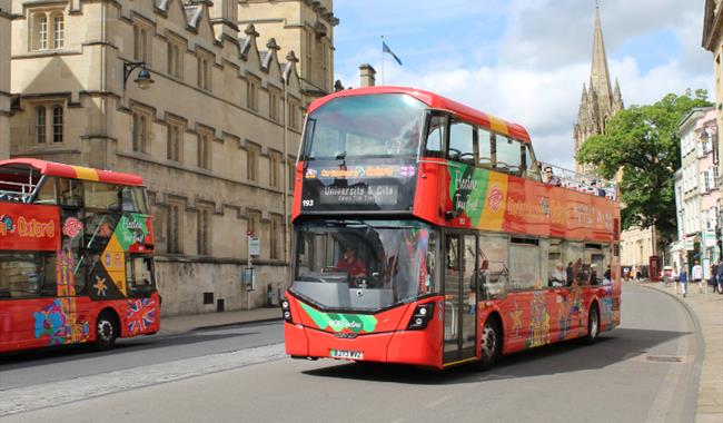 Image of a City Sightseeing open-top bus