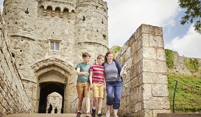 Easter Adventures at Carisbrook Castle, Isle of Wight