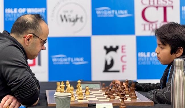 Isle of Wight, Events, Chess Tournament, Ryde, Game in Progress