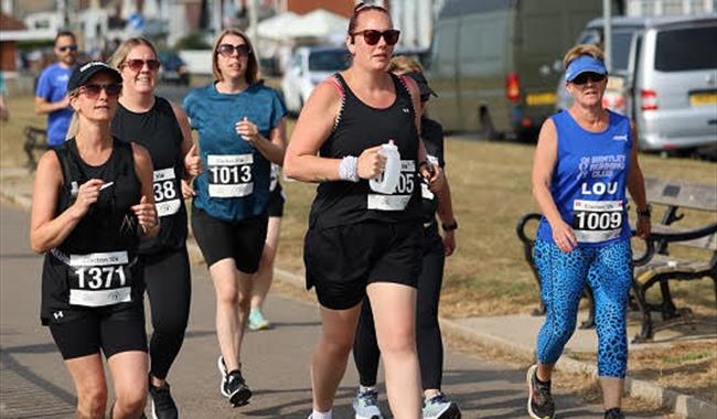 Runners at Clacton HM & 10k
