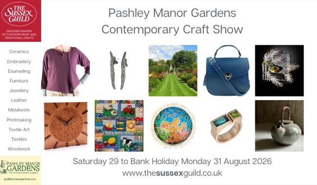 Contemporary Craft Show at Pashley Manor Gardens, East Sussex
